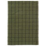 Hale tea towel, green - black