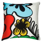 Eläköön elämä cushion cover 50 x 50 cm, red-blue-yellow Eläköön elämä cushion cover 50 x 50 cm, red-blue-yellow