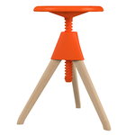Jerry stool, beech - orange Jerry stool, beech - orange