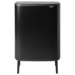 Brabantia Bo Touch Bin Hi roska-astia, 2 x 30L, musta