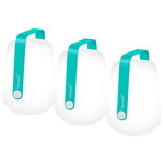 Balad lamp 12 cm, set of 3, lagoon blue Balad lamp 12 cm, set of 3, lagoon blue