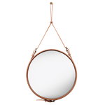 Adnet mirror M, tan