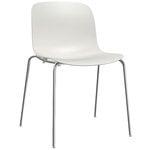 Troy chair, white - chrome