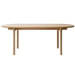 Basic table, oval, oak