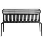 Outdoor benches, Week-end bench, black, Black