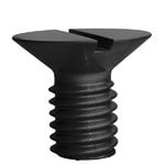 Side & end tables, Screw table, low, black, Black