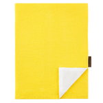 Duvet cover, linen, yellow - white