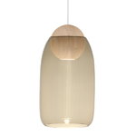 Liuku Ball pendant, smoked glass shade Liuku Ball pendant, smoked glass shade