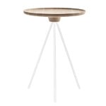 Side & end tables, Key side table, ash - white, Natural