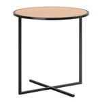 Side & end tables, Holy Day low table, 50 cm, black - matt oak, Black
