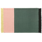 Trace rug, blush/green Trace rug, blush/green