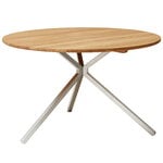 Ruokapöydät, Frisbee pöytä, 120 cm, tammi, Luonnonvärinen