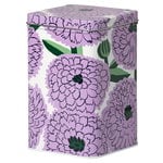 Primavera tin box, white - violet - green Primavera tin box, white - violet - green
