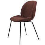 Dining chairs, Beetle chair, black steel - Hot Madison Reboot CH1249/715, Brown