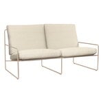 Ferm Living Desert 2-seater sofa, Bouclé off-white - cashmere