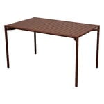 Cane-line Bliss dining table, 133 x 81 cm, desert red