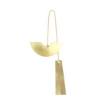 Ferm Living Twin Half Circle ornament, brass