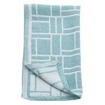 Asciugamani da bagno, Asciugamano Piazzetta, verde acqua, Blu