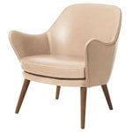 Armchairs & lounge chairs, Dwell armchair, beige leather, Beige