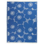 Coperta Unikko, blu - bianco naturale Coperta Unikko, blu - bianco naturale