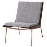 Boomerang HM1 lounge chair, Hallingdal 130 - oiled walnut