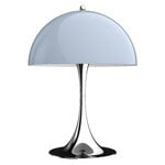 Table lamps, Panthella 320 table lamp, grey opal, Grey