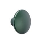 Wall hooks, Dots Metal coat hook, dark green, Green