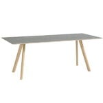 CPH30 table 200x90 cm, matt lacquered oak - grey lino CPH30 table 200x90 cm, matt lacquered oak - grey lino