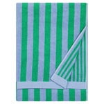 Telo da doccia Kaksi Raitaa, celeste - verde Telo da doccia Kaksi Raitaa, celeste - verde