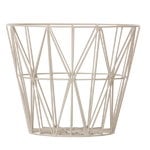 Ferm Living Wire kori, keskikokoinen, harmaa