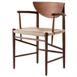 Dining chairs, Drawn HM4 chair, oiled walnut, Natural