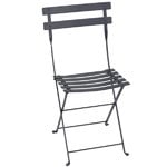 Patio chairs, Bistro Metal chair, anthracite, Gray