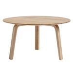 Bella coffee table 60 cm, low, lacquered oak