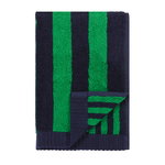 Marimekko Asciugamano da ospiti Kaksi Raitaa, blu scuro - verde