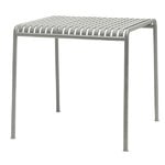 Trädgårdsbord, Palissade bord, 82,5 x 90 cm, ljusgrå, Grå