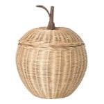 Kids' small storage, Apple braided basket, Natural