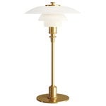 Christmas décor, PH 2/1 table lamp, metallised brass, Gold