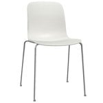 Dining chairs, Substance chair, chrome - white, White