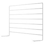 Desk screens & dividers, String Works, wire screen for desk, White