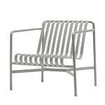 Outdoor lounge chairs, Palissade lounge chair, low, sky grey, Grey