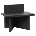 Side & end tables, Oblique stool, black stained ash, Black