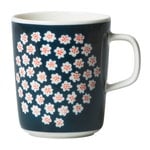 Tazza Oiva - Puketti 2,5 dl, blu scuro - bianco - marrone rosso Tazza Oiva - Puketti 2,5 dl, blu scuro - bianco - marrone rosso