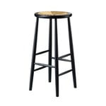 FDB Møbler J165B bar stool, 75 cm, black oak