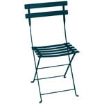 Patio chairs, Bistro Metal chair, acapulco blue, Blue