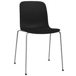 Dining chairs, Substance chair, black - chrome, Black