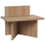 Oblique stool, oak