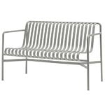 Outdoor benches, Palissade dining bench, sky grey, Gray