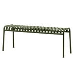 Outdoor benches, Palissade bench, olive, Green