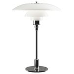 Lighting, PH 3 1/2 - 2 1/2 table lamp, chrome plated, Silver