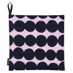 Räsymatto pot holder, pink - dark blue Räsymatto pot holder, pink - dark blue